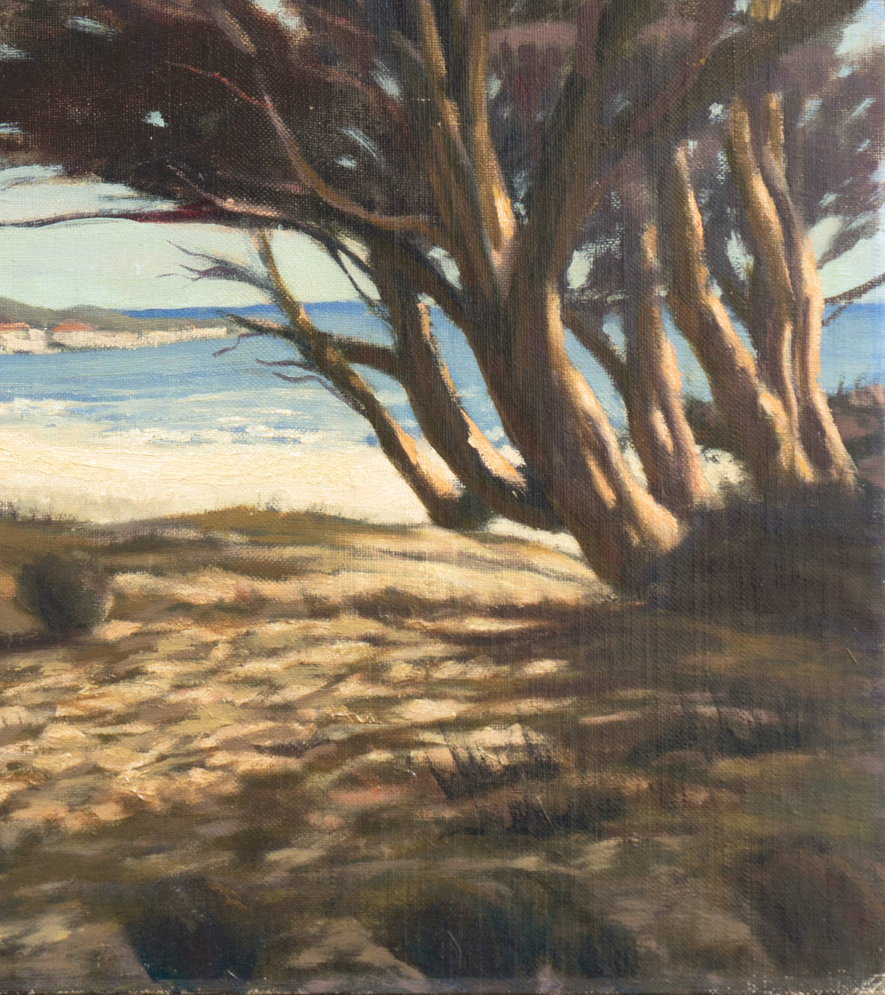 'View of the Pacific at Carmel', American Impressionist, Plein Air, California 2