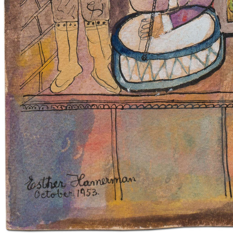 Fête d'anniversaire - Painting de Esther Hamerman