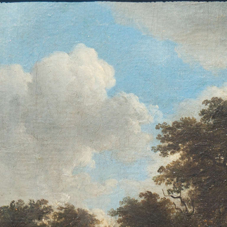 Paysage avec un moulin et des personnages 1