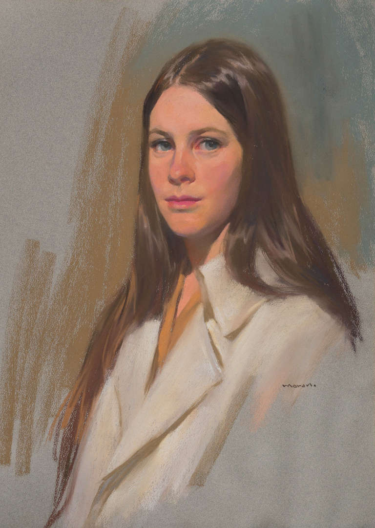 Earl Moran Portrait - Study of a Young Woman