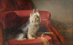 Antique Mi-Mi, Portrait of a Yorkie