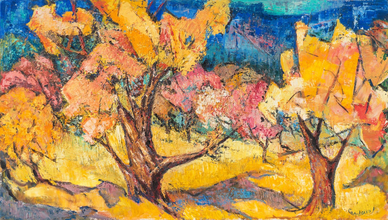 Louise Cardeiro Boyer Landscape Painting - Carmel Orchard