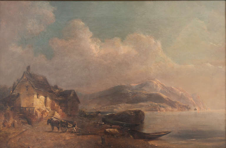 The Fisherman's Home - Painting by Samuel Bough