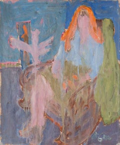 'Woman Seated', Louvre, LACMA, Académie Chaumière, California Post-Impressionist