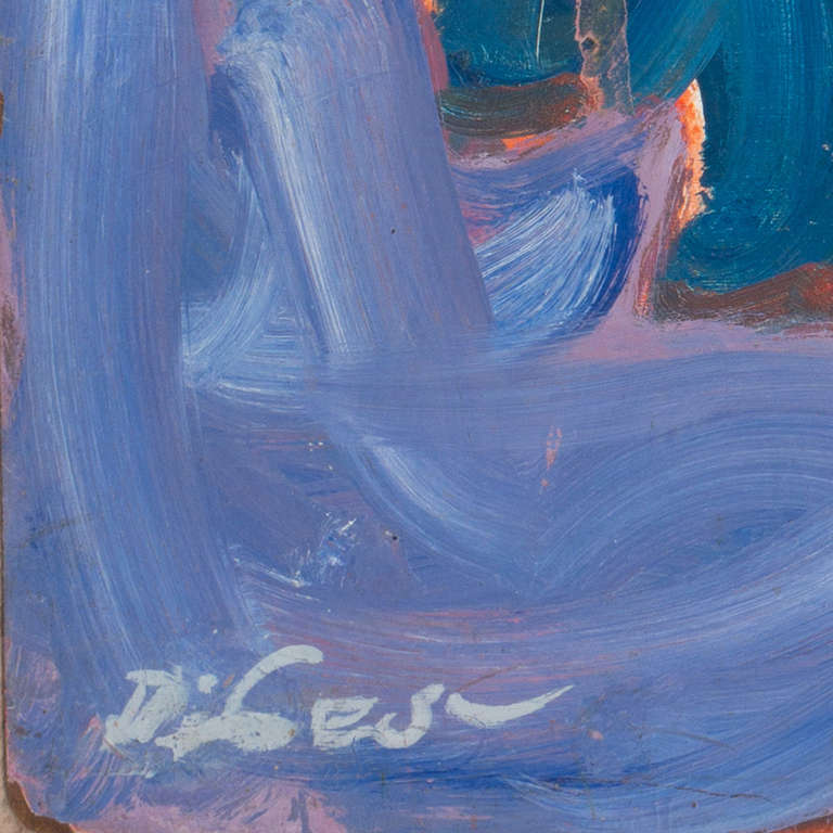 Signed lower left 'Di Gesu' and painted circa 1955.

A winner of the Prix Othon Friesz, Victor di Gesu first attended the Chouinard Art School before moving to Paris where he studied with Andre L’Hote at the Academie de la Grande Chaumiere. He