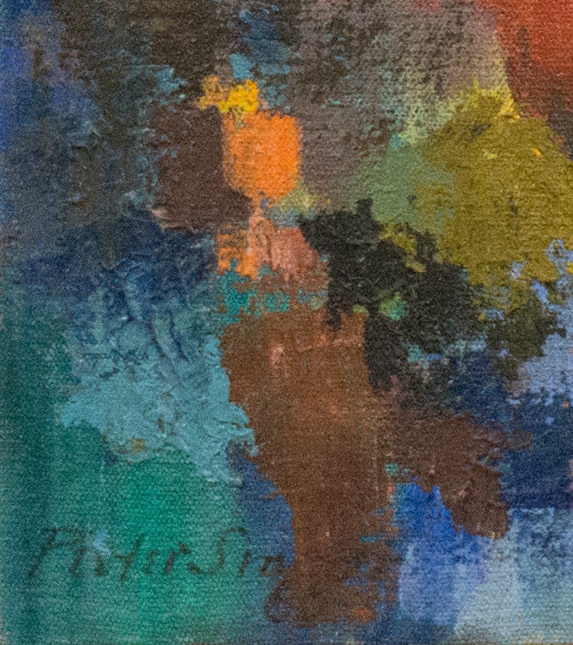 Iglesia San Antonio', Bay Area Abstraction, Mendocino Art Center, San Diego in vendita 2