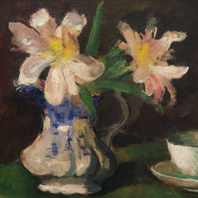 lilies in a jug van gogh painting