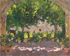 Courtyard in Tuscany