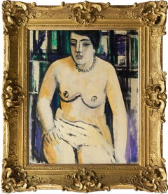 Nude Seated in Interior