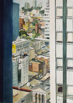 'San Francisco, View from the 24th Floor' California Bay Area, Virginia artist