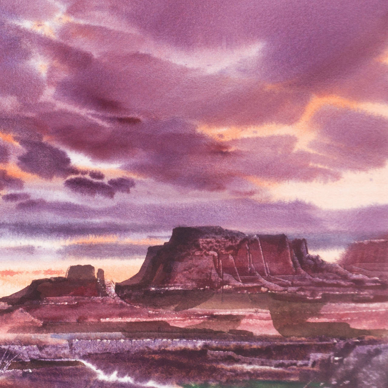 South-Western Sunset Landscape 1