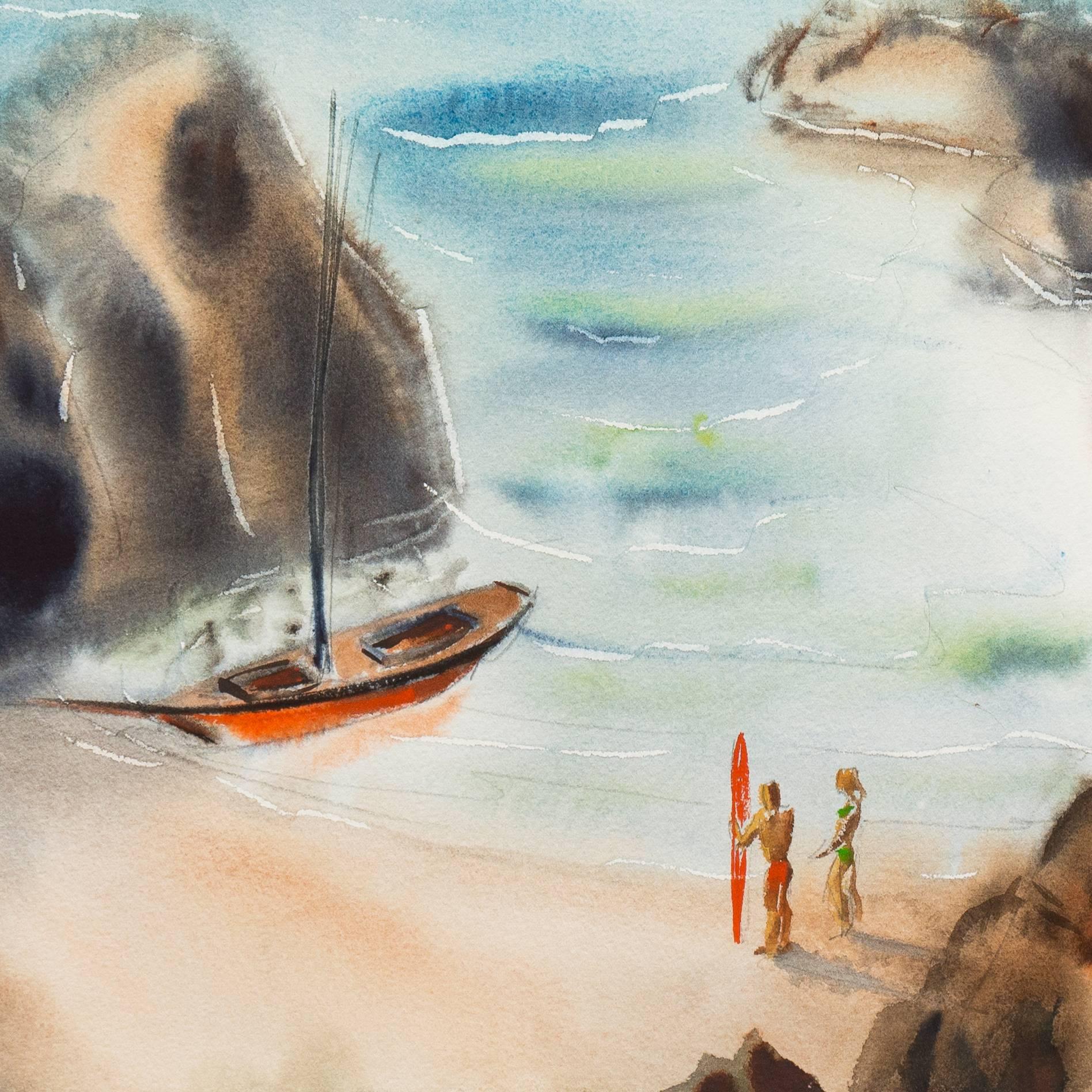 Sunny Cove, California - Art by Unknown