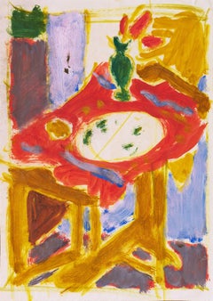 'Still Life on a Table', Paris, Louvre, Académie Chaumière, LACMA, SFAA, Carmel