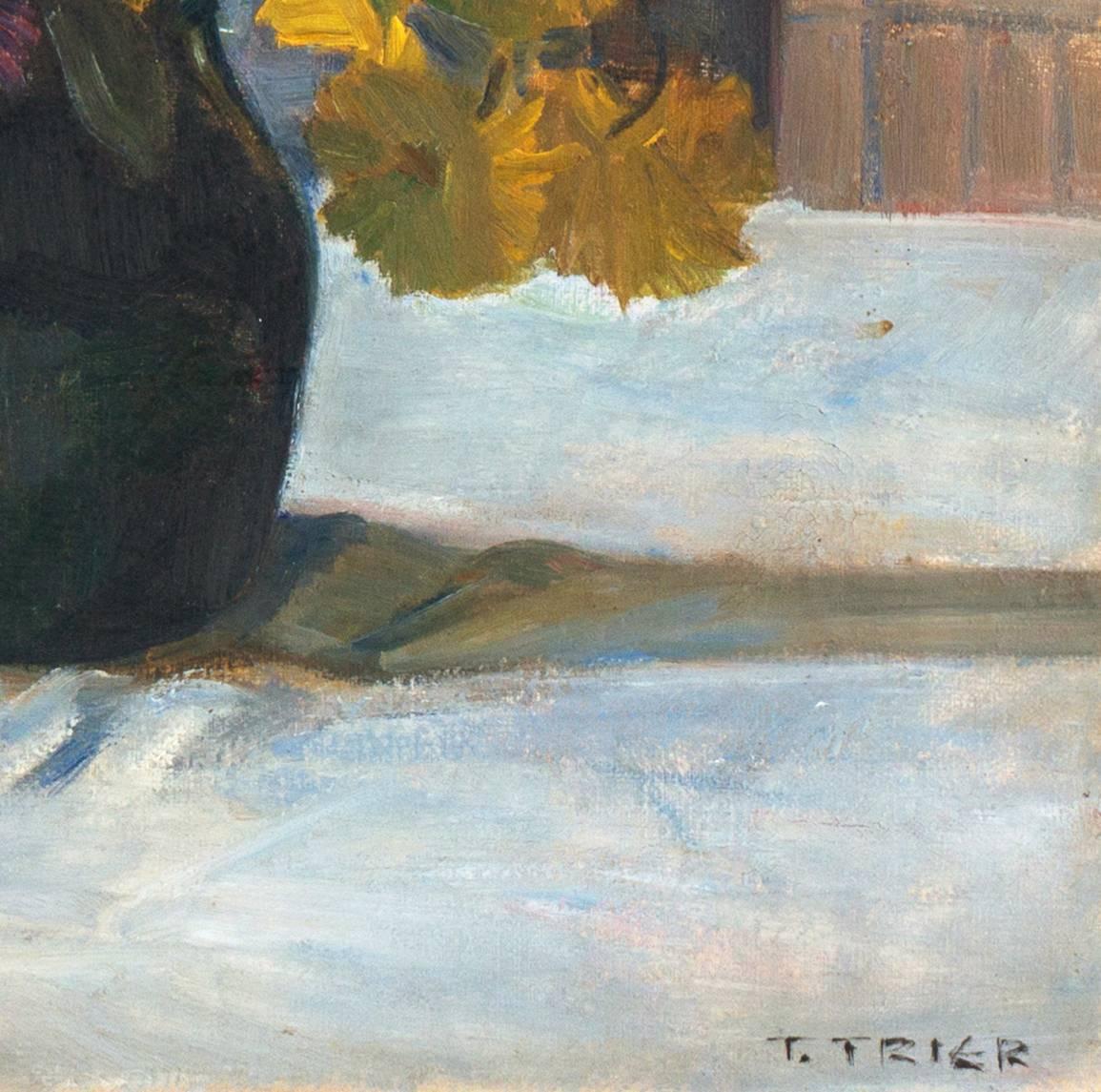 Troels Trier Still Life of Flowers at 1stdibs