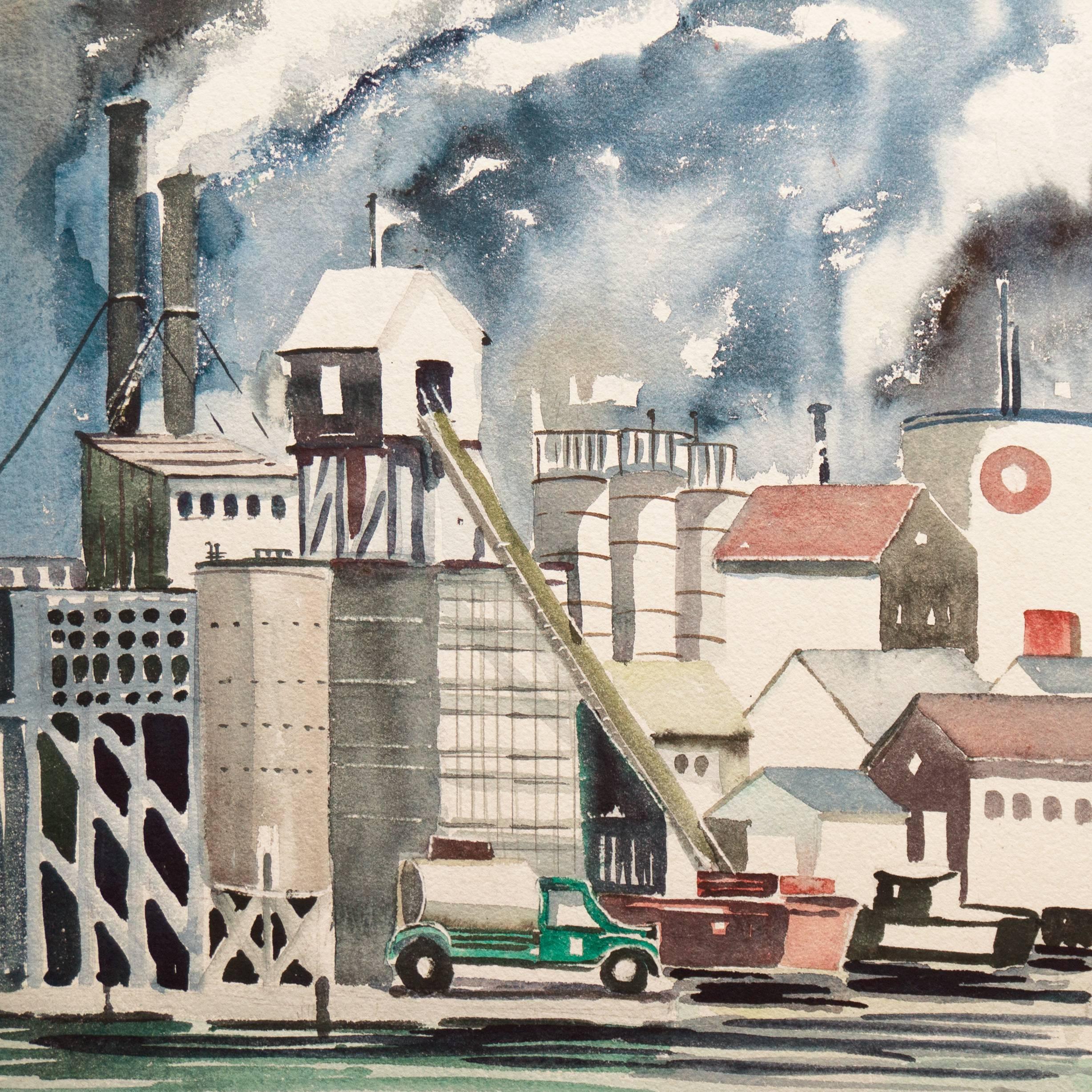'Industrial Landscape' - Art by Wesley Wright