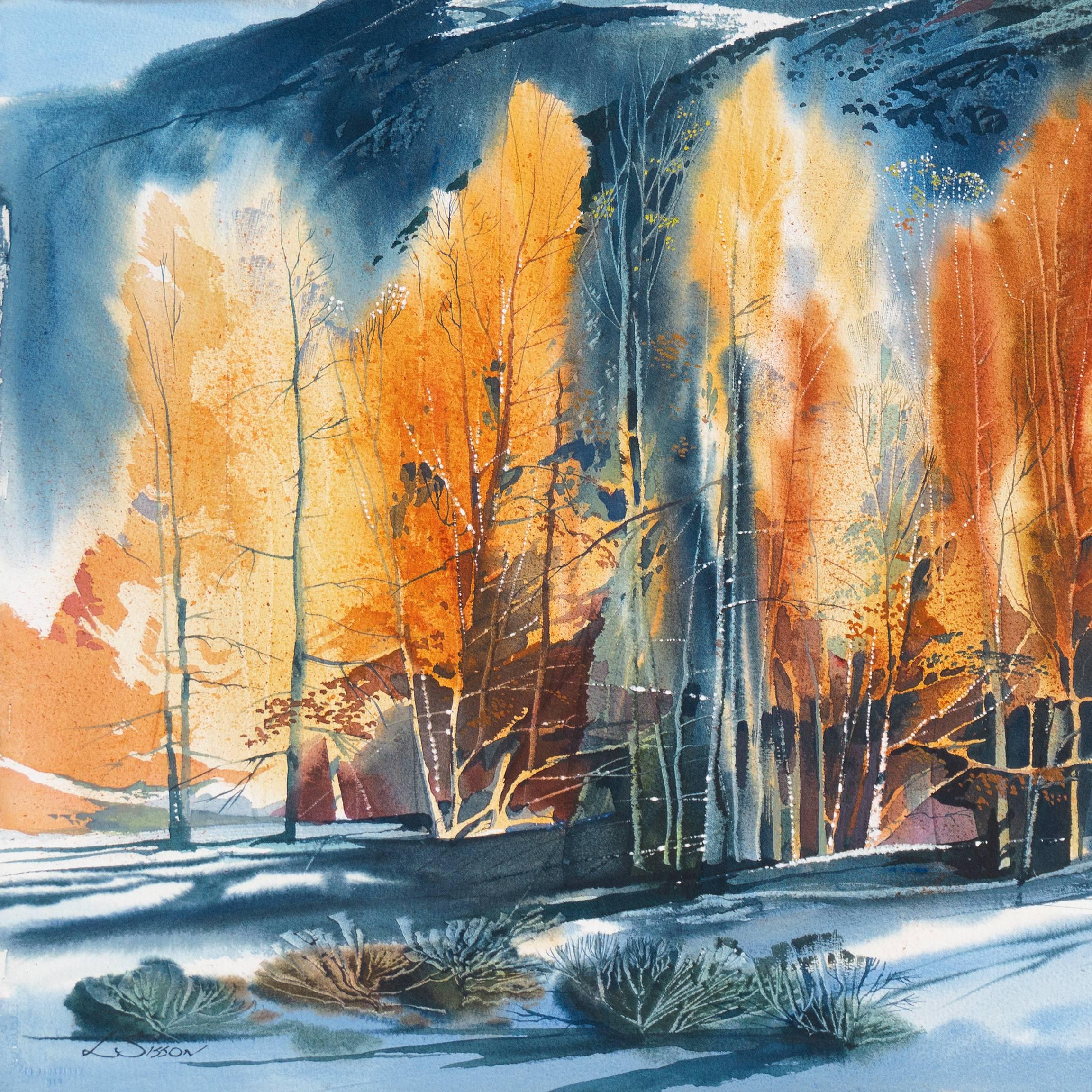 'Aspens in Winter', American Watercolor Society, Museum of Fine Arts, Boston 1