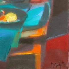 Akt in einem grünen Raum