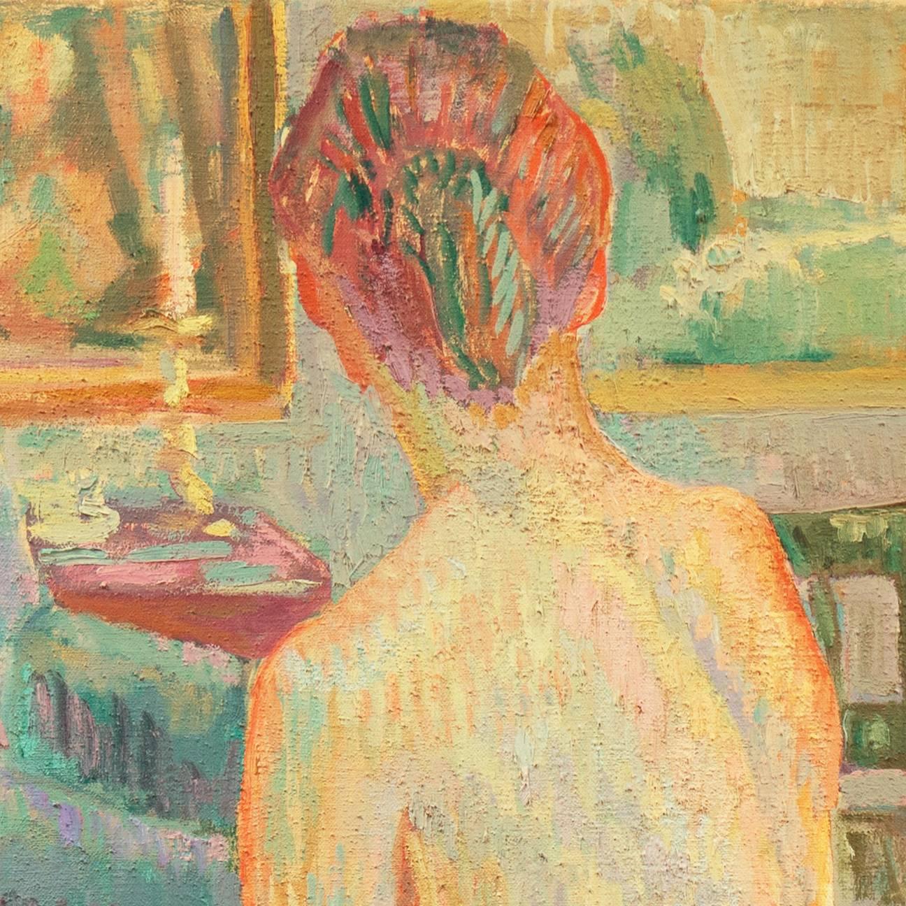 Nello Studio dell'Artista - Painting Postimpressionismo di Viggo Rorup