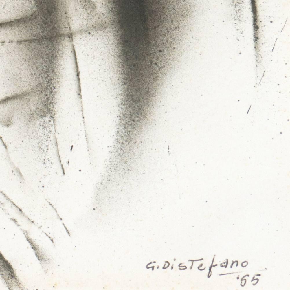 Figura astratta, ebano e panna - Art di G. Distefano