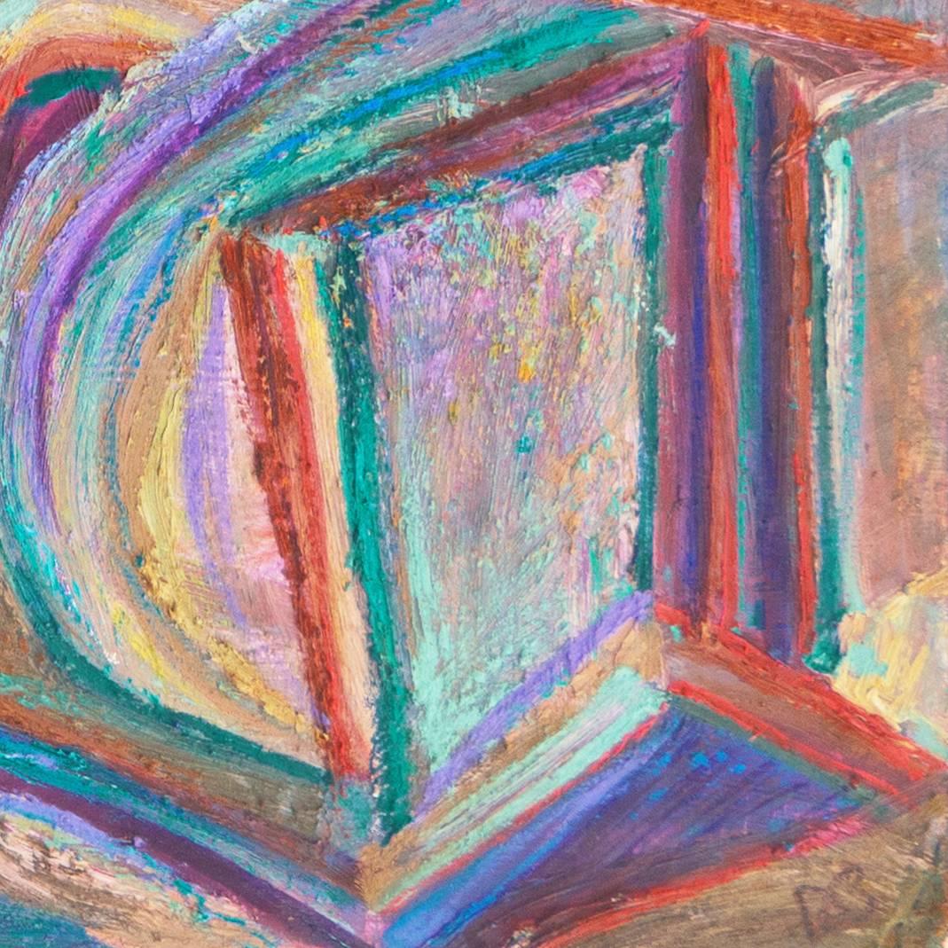 'Astratto geometrico', New York, Galleria - Painting di Duane Bousfield
