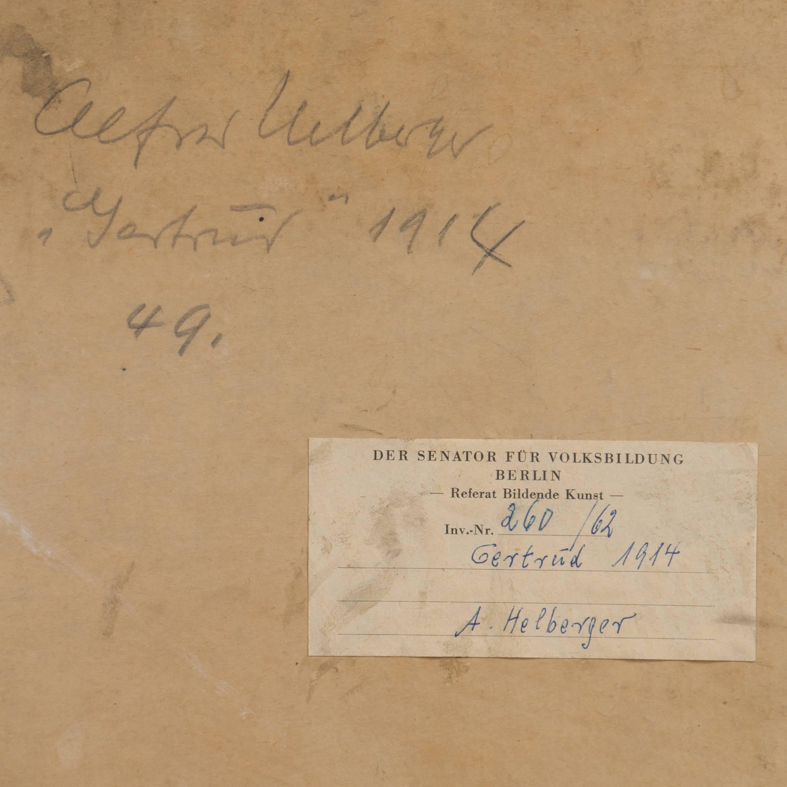 „Studie einer jungen Frau“, Karlsruhe, Berlin, Dänischer Postimpressionist, Benezit im Angebot 4