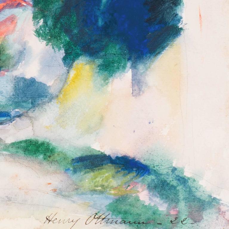 'Rain in Provence', French Post-Impressionist artist, MAM Paris - Art by Henri Ottmann
