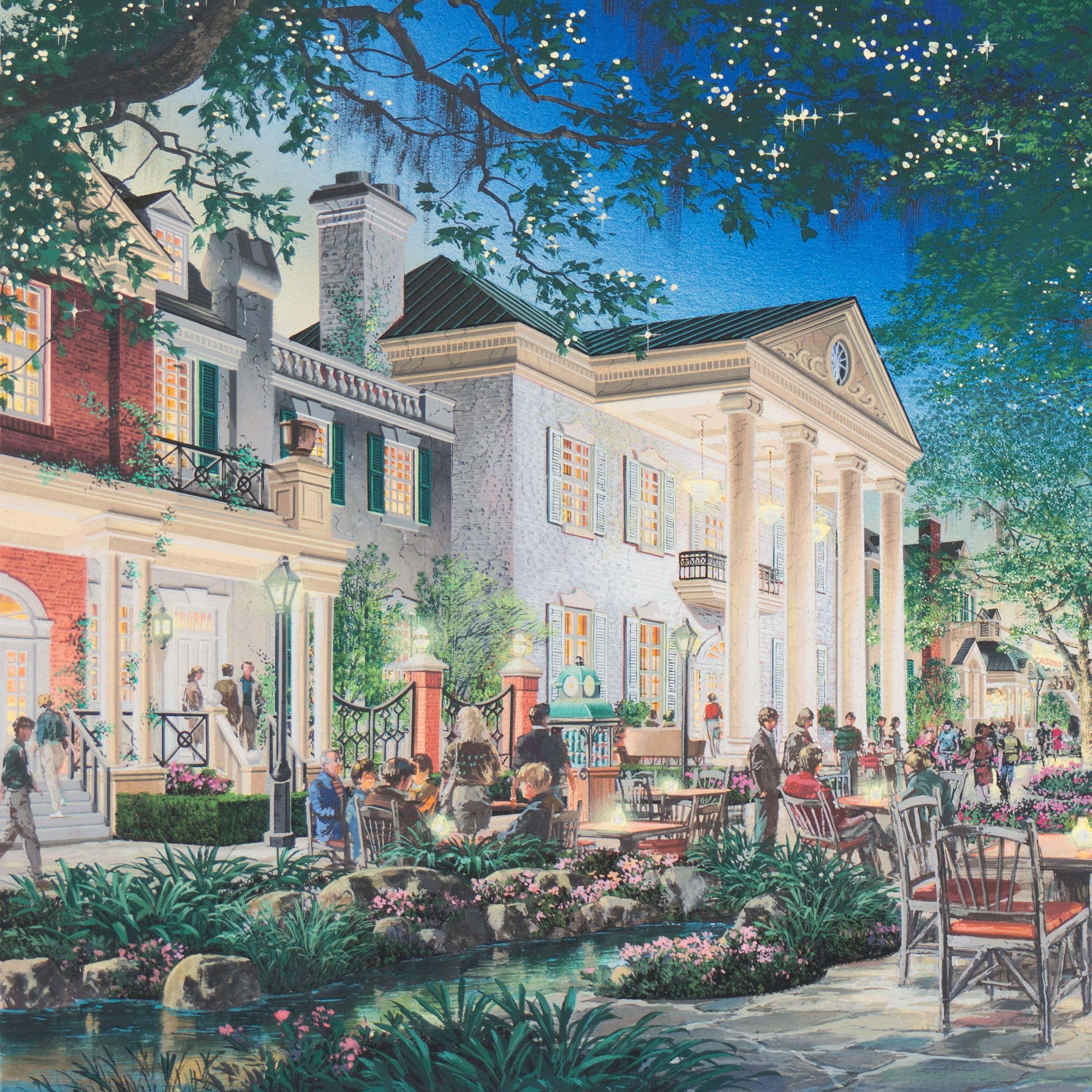 „River City Casino, St. Louis, Missouri“, Toledo, Architektenillustration (Realismus), Painting, von Ronald Rose