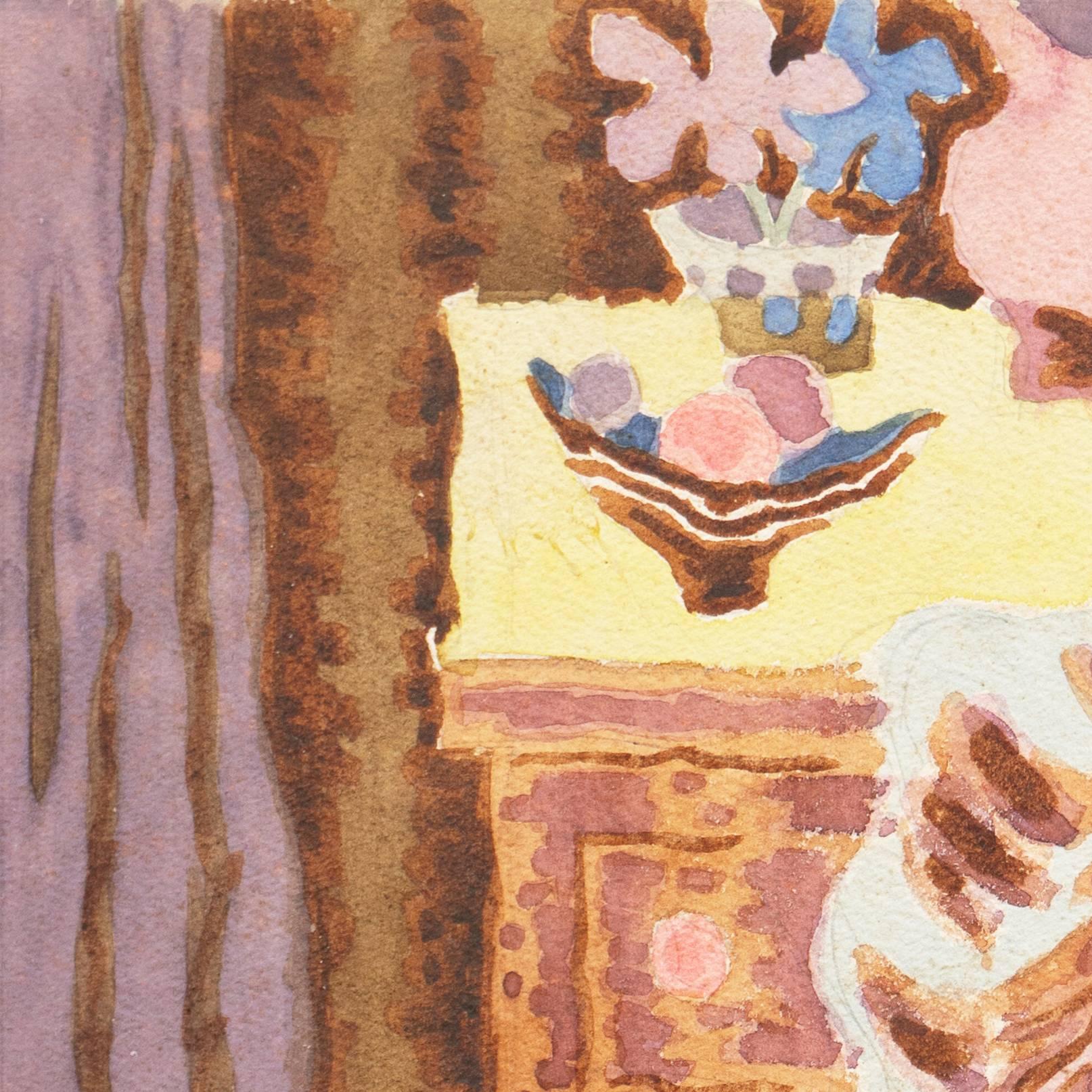 'Woman Seated', Louvre, Académie Chaumière, LACMA, California Post-Impressionist For Sale 2
