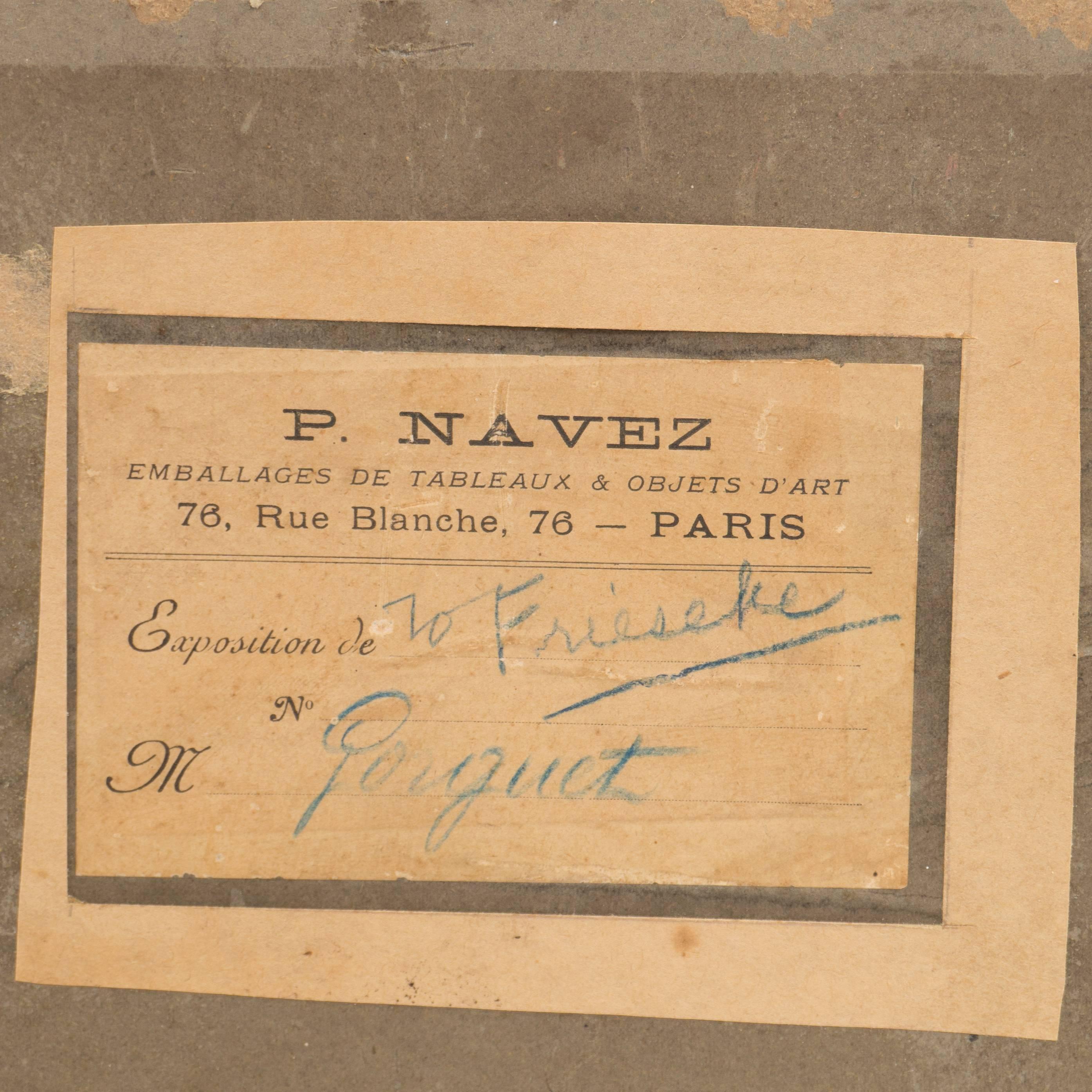 'Menton, France', École des Beaux-Arts, student of Gustave Boulanger and Gerome For Sale 3