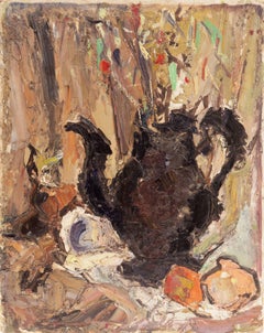 'Flowers in a Teapot', Paris, MOMA, LACMA, California Woman Post-Impressionist