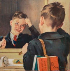 «Getting Ready», escuela primaria, PAFA, Saturday Evening Post, ilustrador