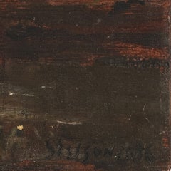 'River Landscape', American Barbizon School, Providence Art Club Founder
