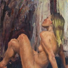 'Seated Nude with Earring', Southwest Figural Painter, University of Texas