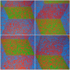 'Abstract Polyptych', Neo-Expressionist German School, Extra Large, Oversized