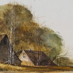 'Field Mice', American School Realist Landscape