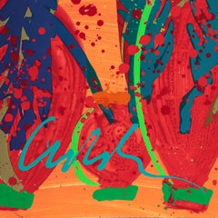 'Venetian Ikebana', Artist Signed Limited Edition Lithograph, Glass, Seattle