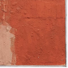 'Sun Glow', Large Abstract in Saffron and Rust, San Francisco Bay Area