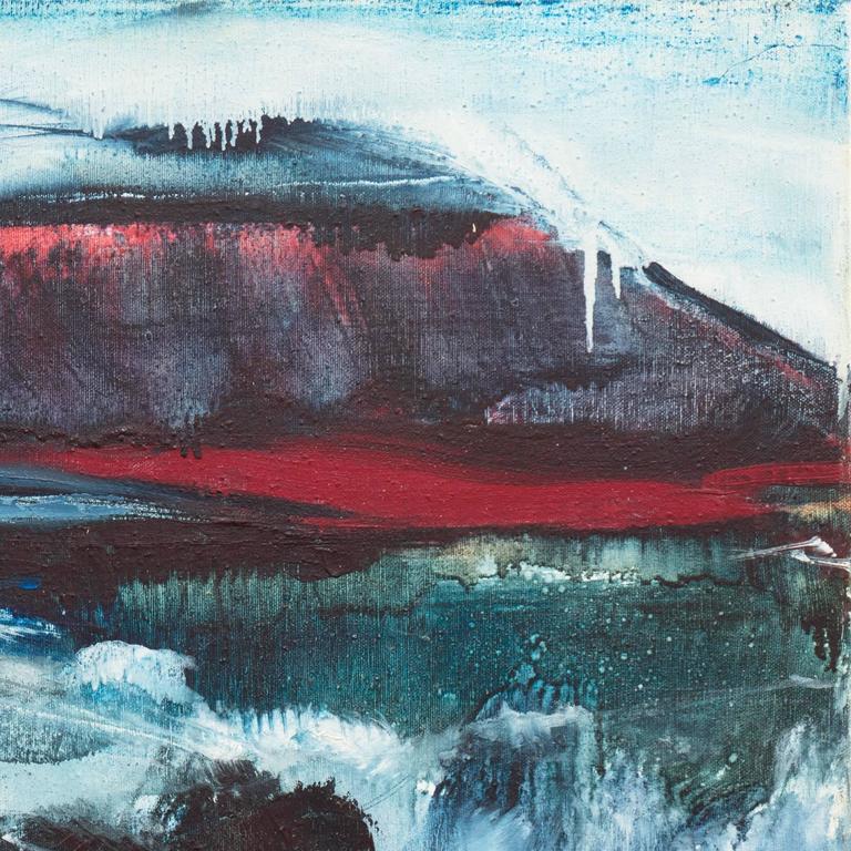 'Coastline', Expressionist California Landscape, San Francisco Woman Artist For Sale 2
