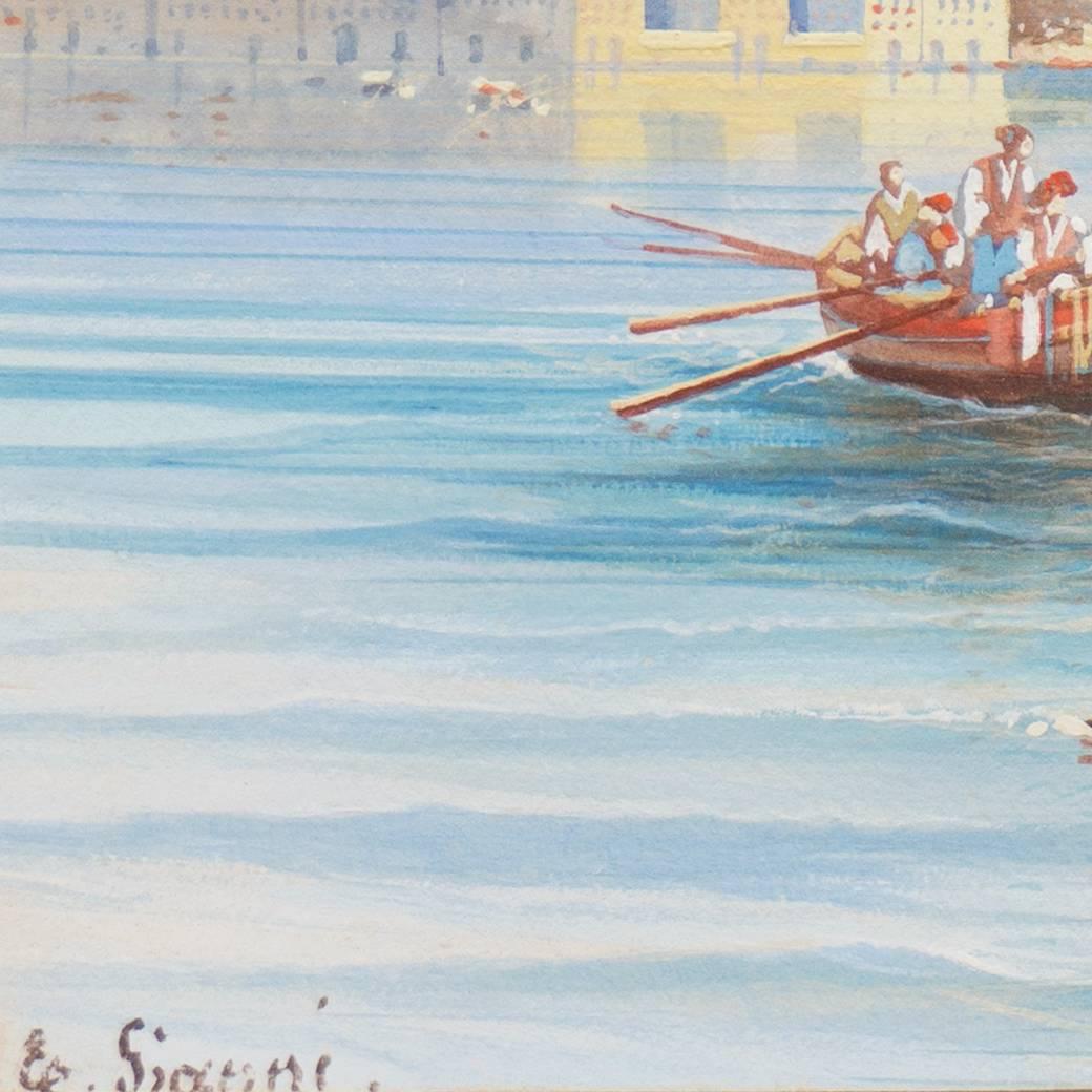 'The Bay of Naples with Vesuvius', British Maritime Museum, Greenwich - Art by Girolamo Gianni