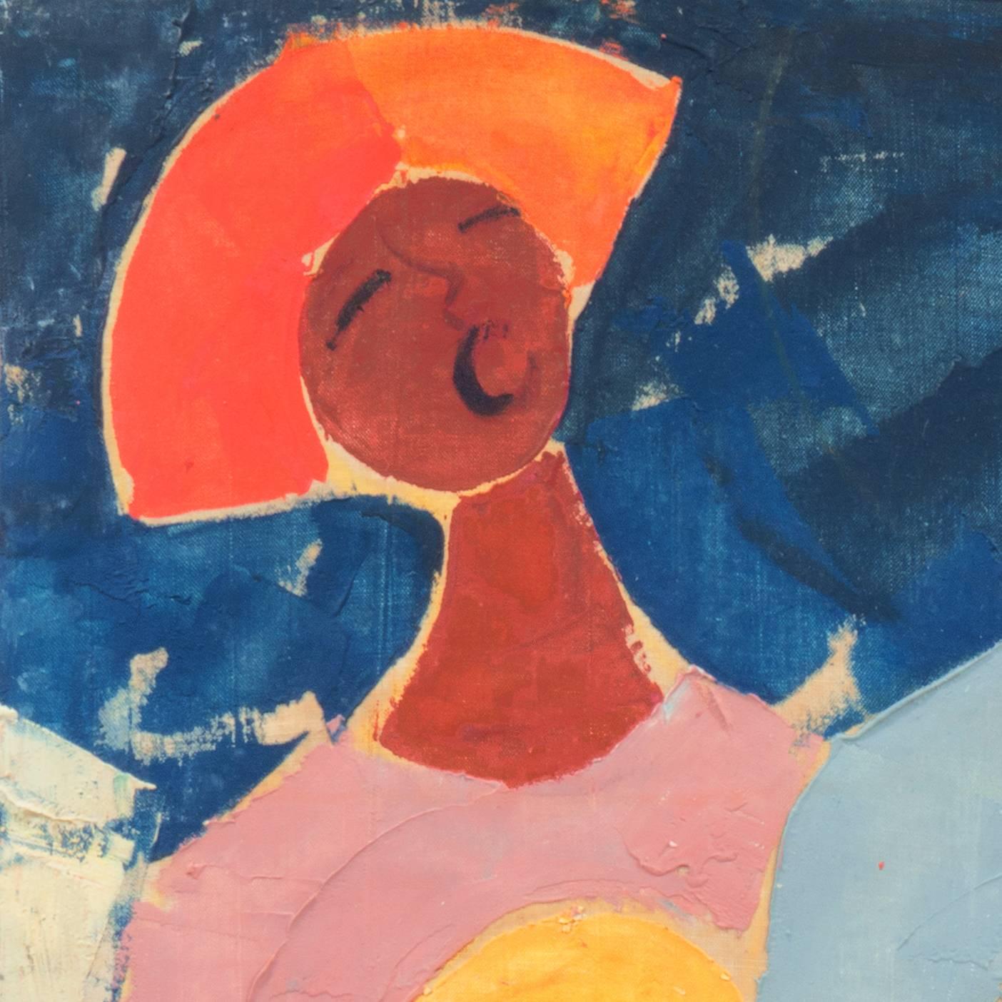 'Musicisti del Carnevale', figurazione post-impressionista brasiliana, Rio de Janeiro 1
