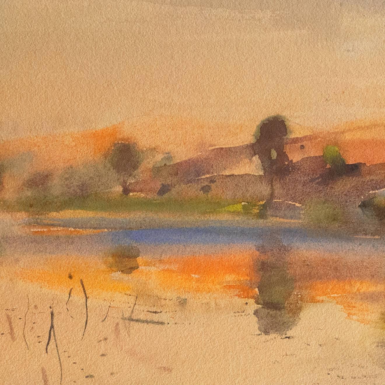 'Late Sunset, California', LACMA, Laguna Beach Art Association, PAFA, CWS in vendita 1