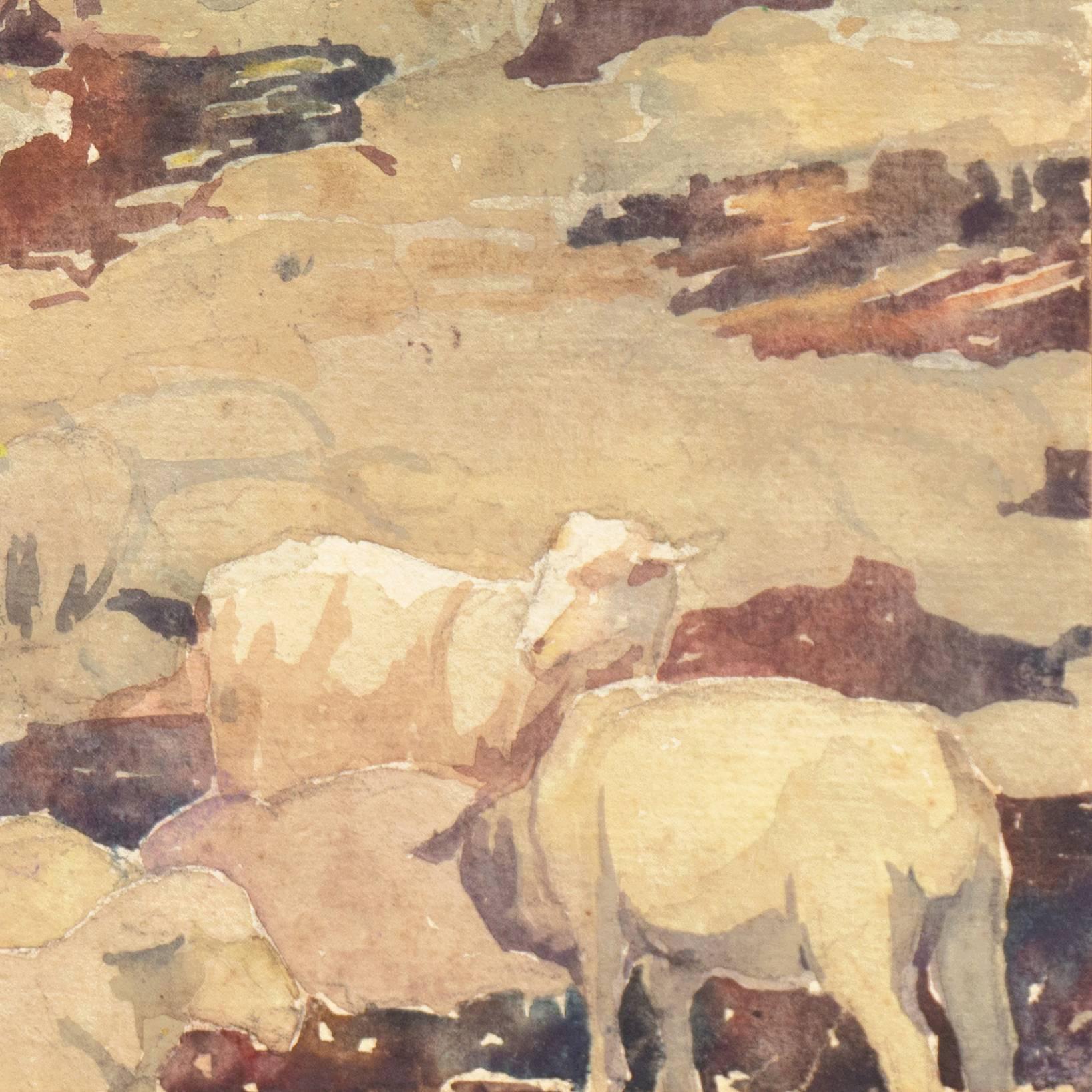 'Landscape with Sheep Grazing', Art Institute of Chicago, Woman Artist 1