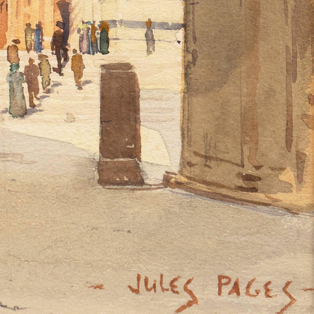 California Impressionist, 'Piazza del Duomo, Siena' - Art by Jules Pages