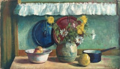 « Yellow & White Daisies », post-impressionniste danois, Salon de Paris, Bénézit