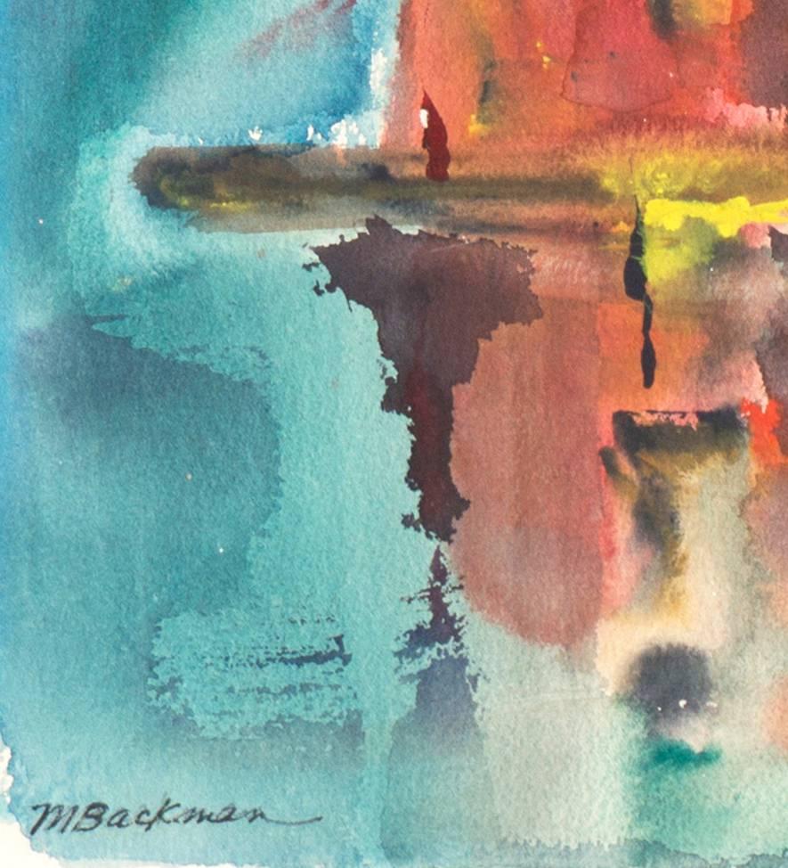 'Fort Bragg Lumber Mill', femme artiste, Californie post-impressionniste en vente 1