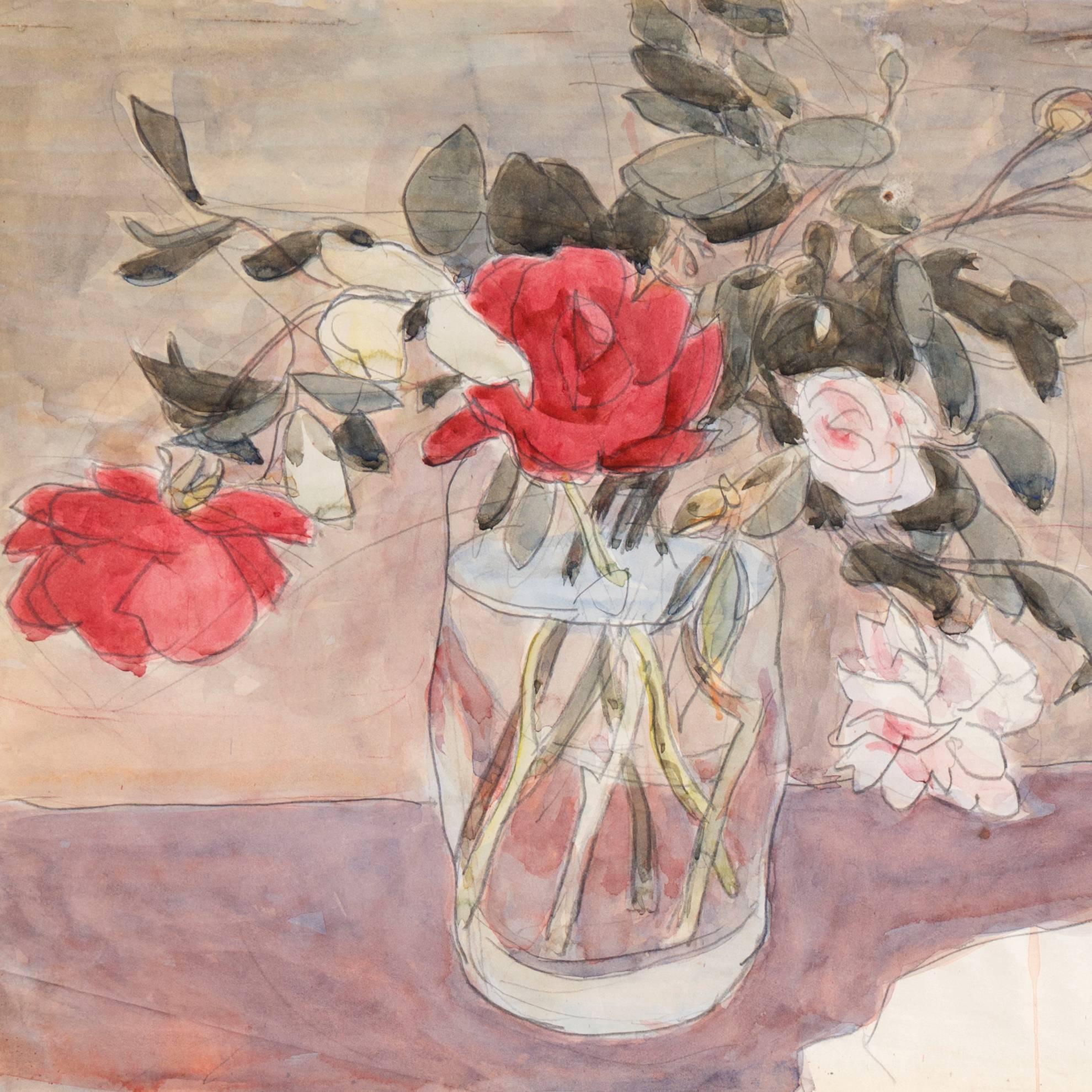 Still Life of Roses - Art by Victor Di Gesu