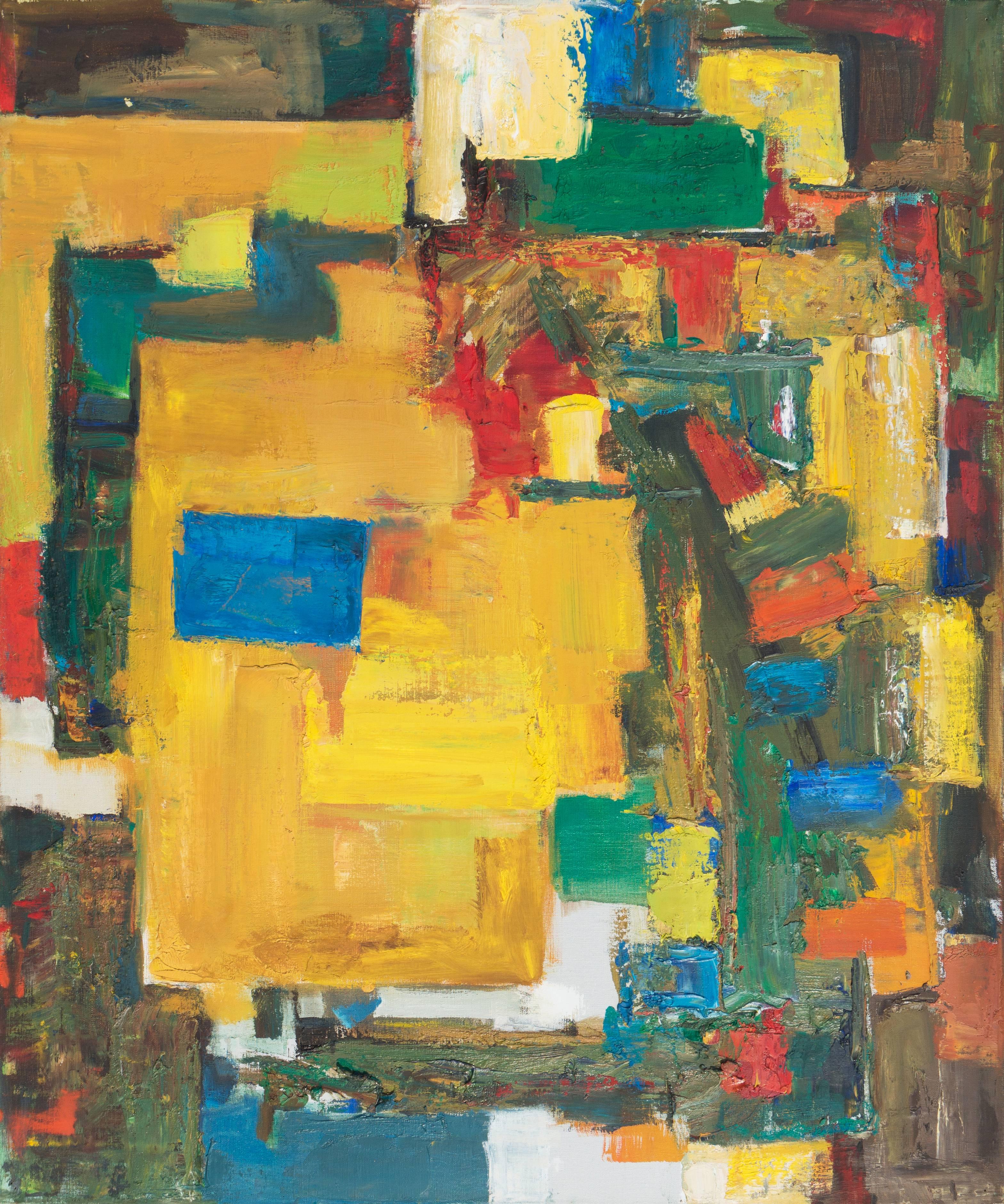 Mason Bacheller Wells Abstract Painting - Post-Painterly Abstraction