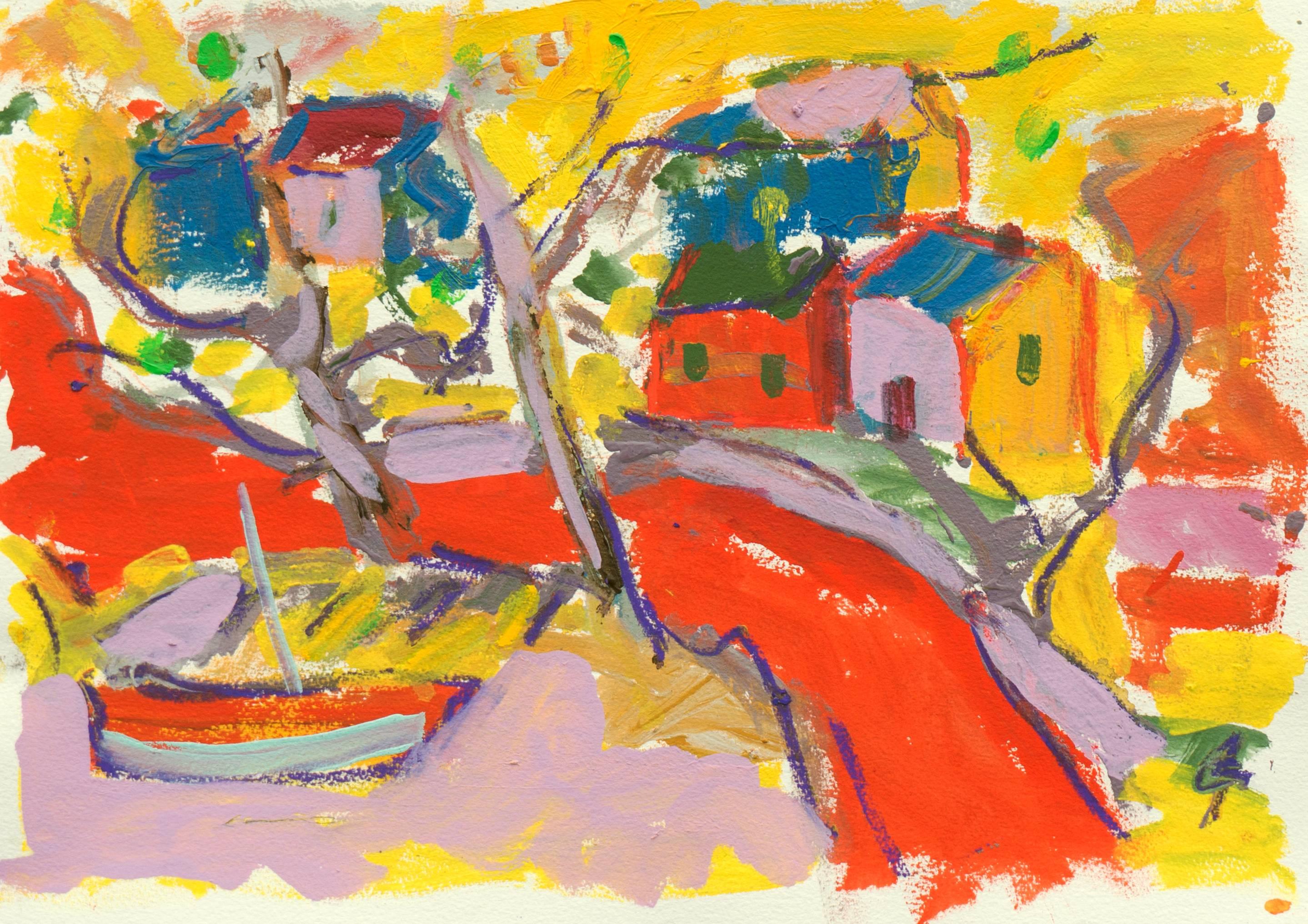 'Monterey Cove', California Expressionist, Carmel, Stanford