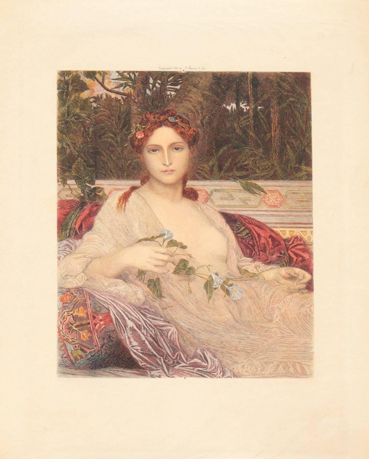'Albaydé', Paris Salon, Prix de Rome, Ecole des Beaux-Arts  - Print by Alexandre Cabanel