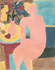 Seated Nude in Interior 5